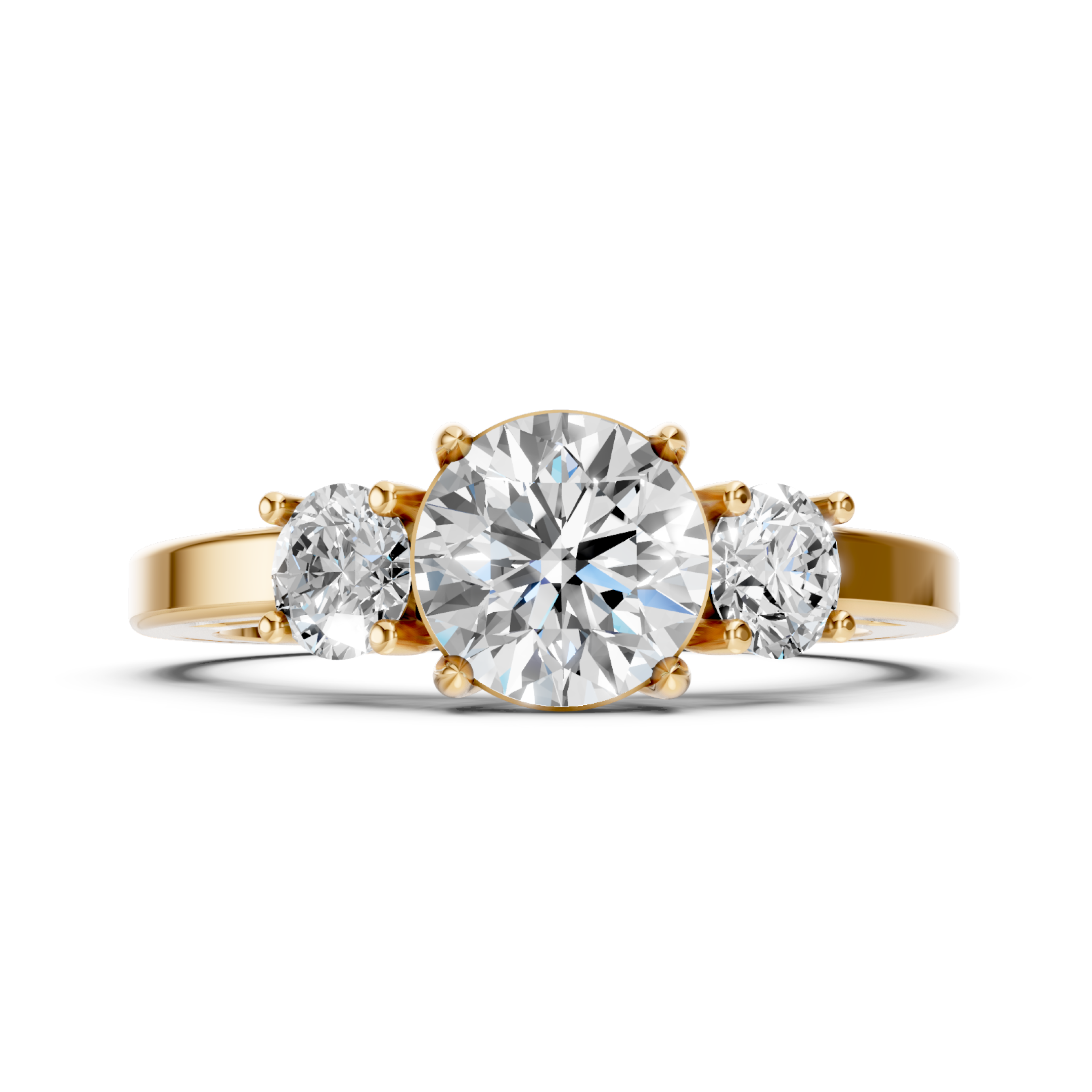 Lab-Grown Diamond Classic Three-Stone Ring