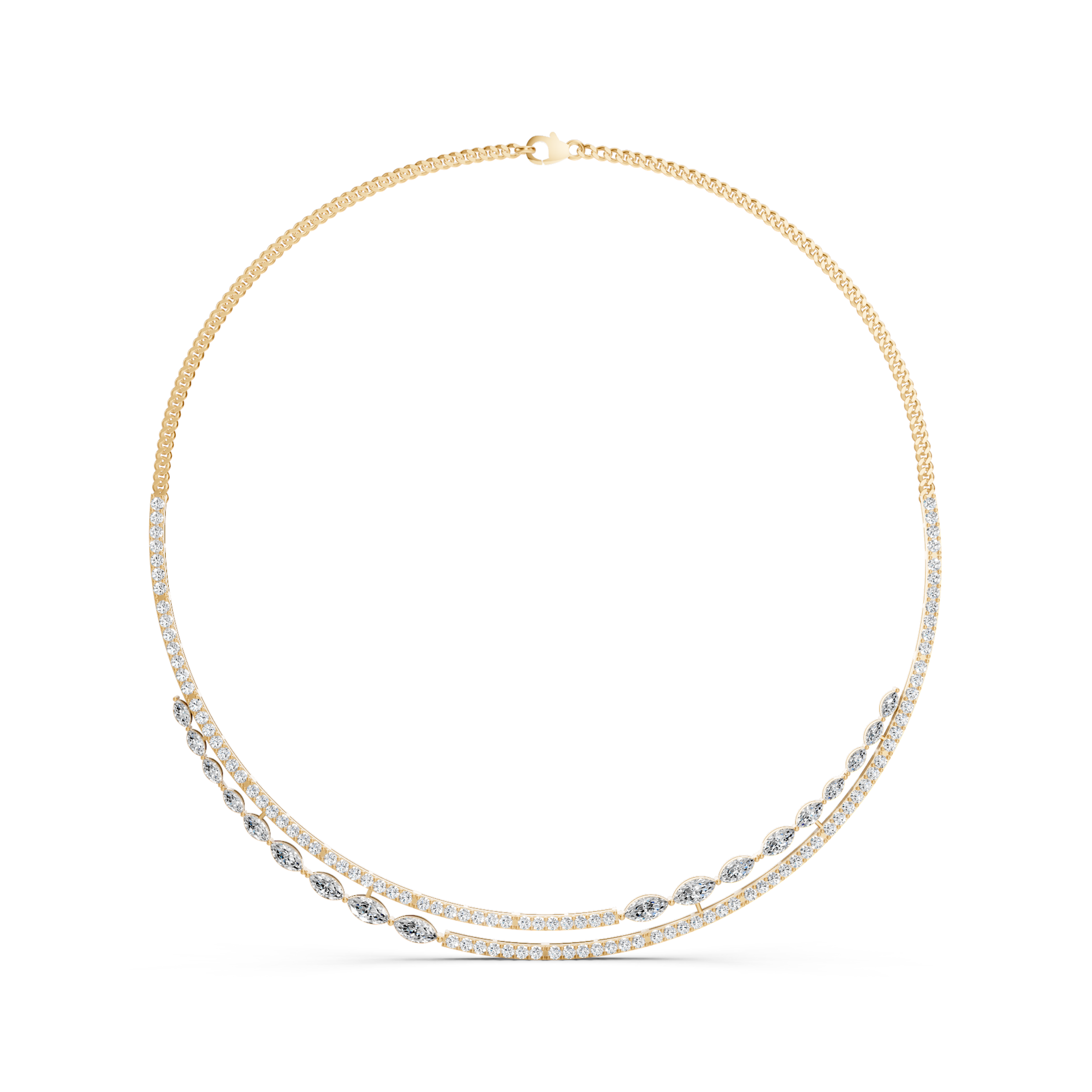 Lab-Grown Emerald Halo Pendant Necklace