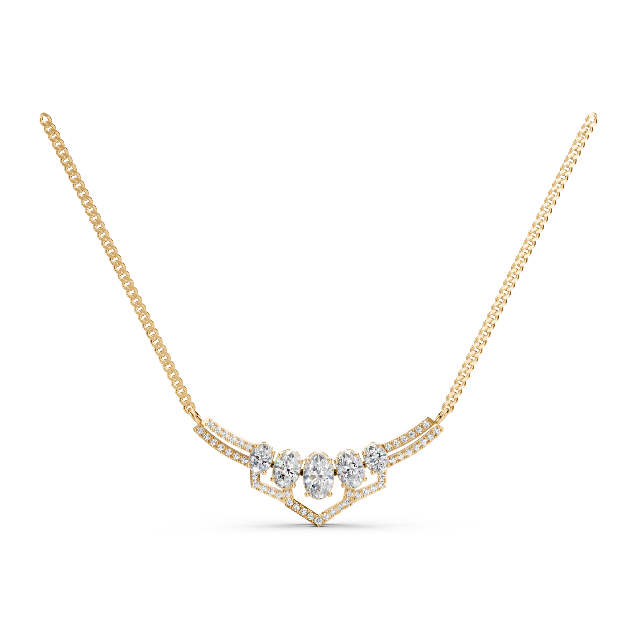 Lab-Grown Diamond Royal Leaf Bridal Tanmaniya