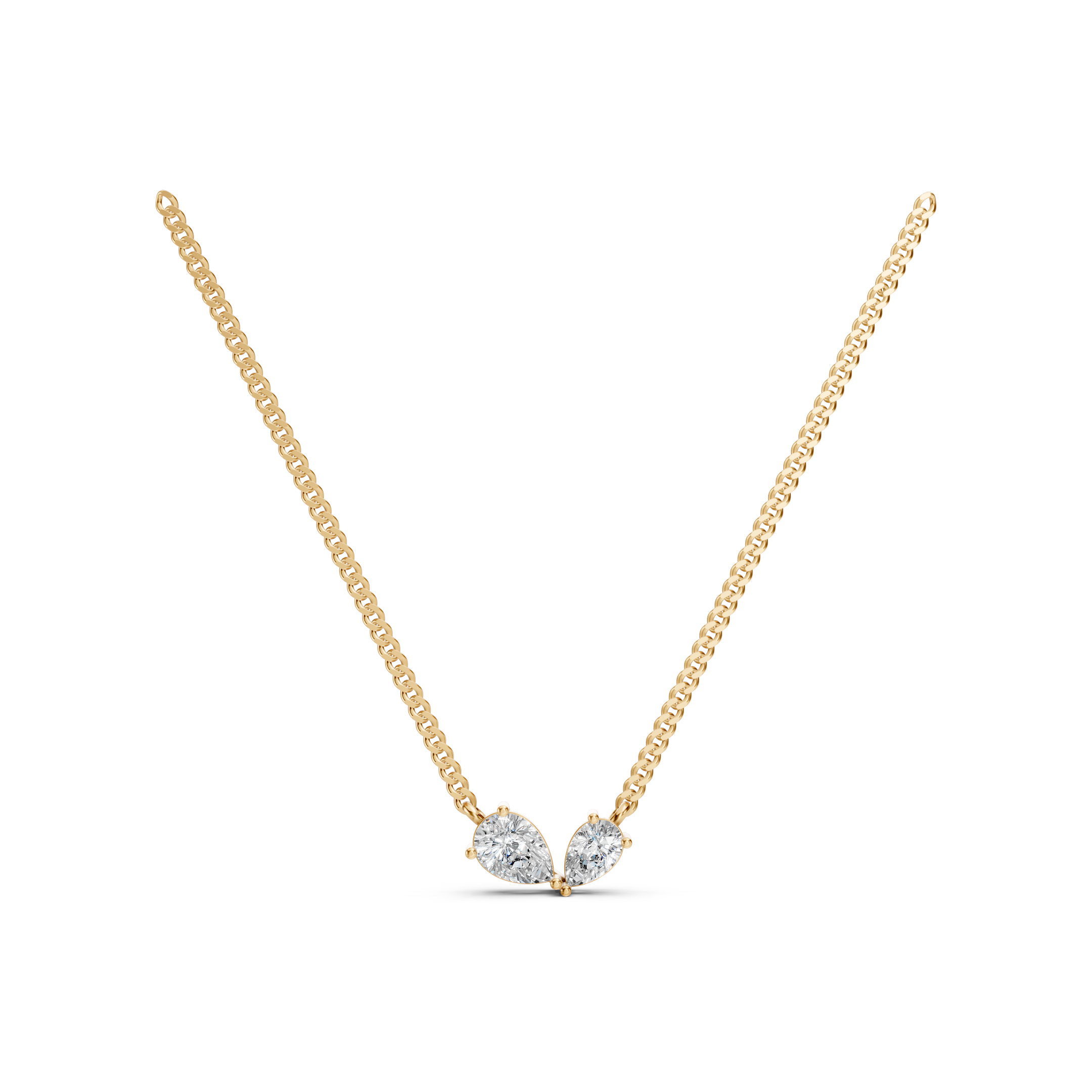 Lab-Grown Diamond Five-Stone Pear Line Tanmaniya