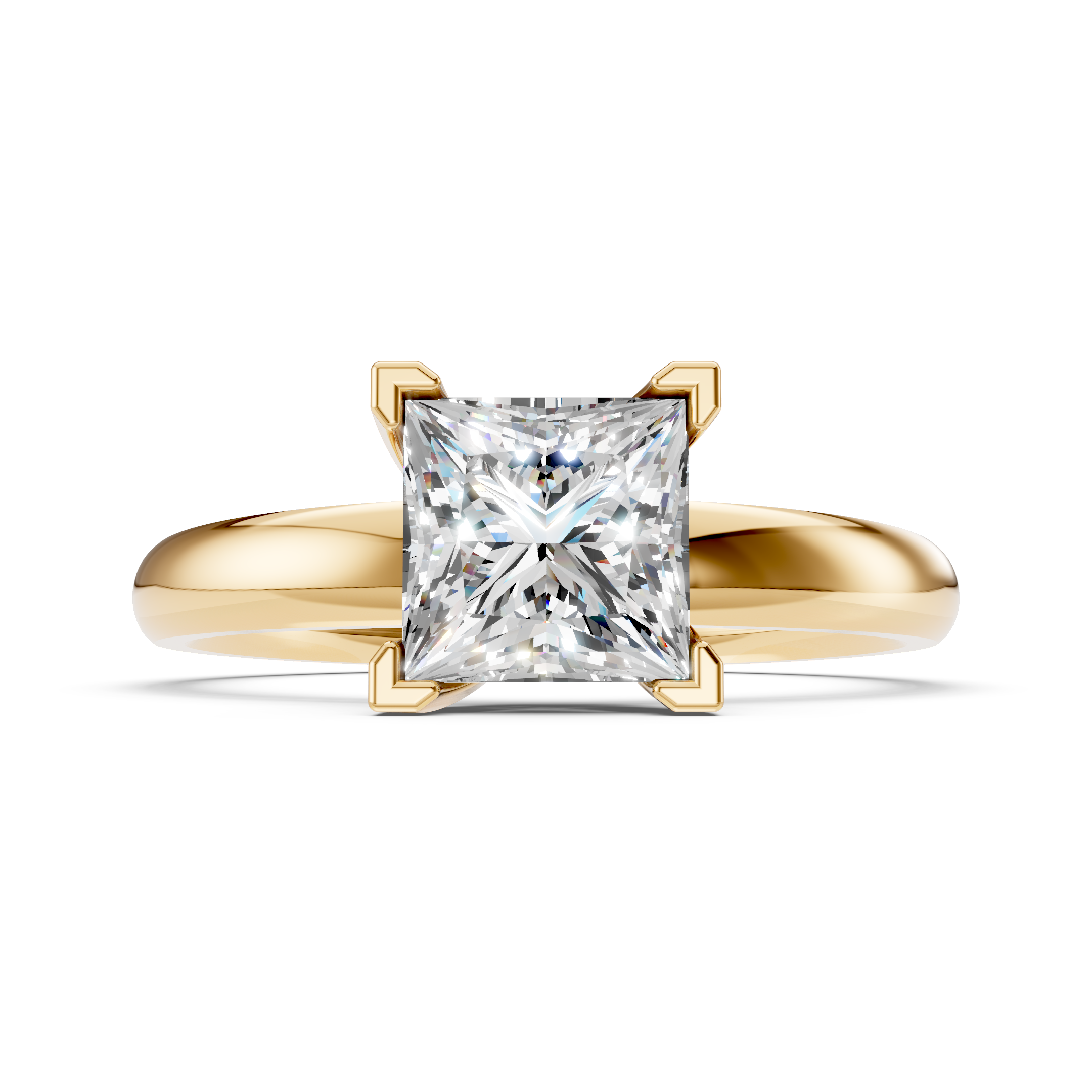 Lab-Grown Diamond Compass Princess Solitaire
